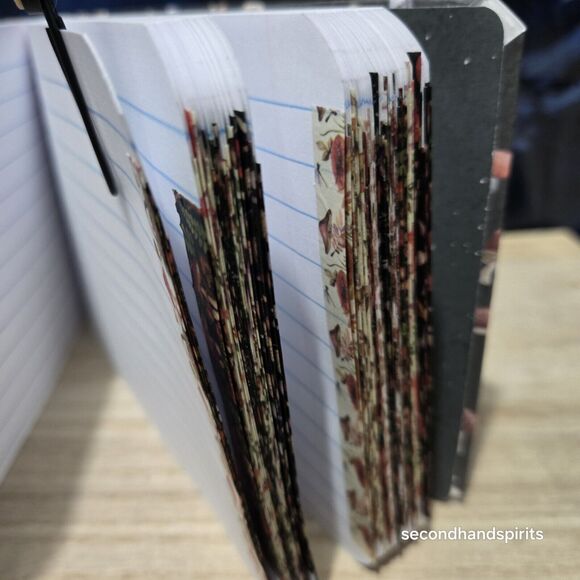 Handmade Notebook Journal Altered Composition Book 7½ x 5 inches Mushrooms - Picture 4 of 10